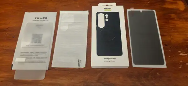 Ultimate Protection Pack for Samsung Galaxy S26 Ultra Leather case – Brand New