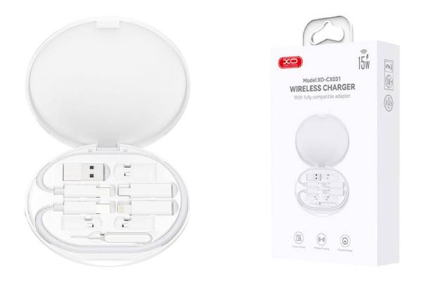 XO CX031 Adaptor Family Box + Magnetic Wireless Charger 15W