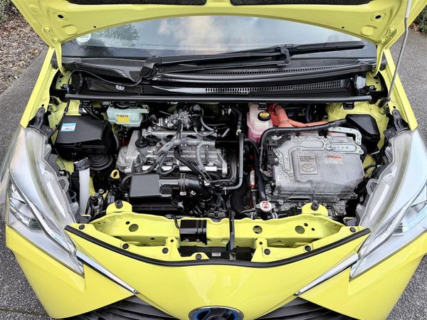 2017 Toyota Vitz Hybrid F | 49k KM | Yellow Carousel 19