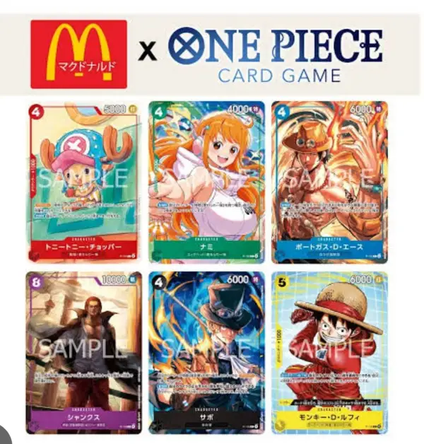 Mac Donalds promo cards sealed