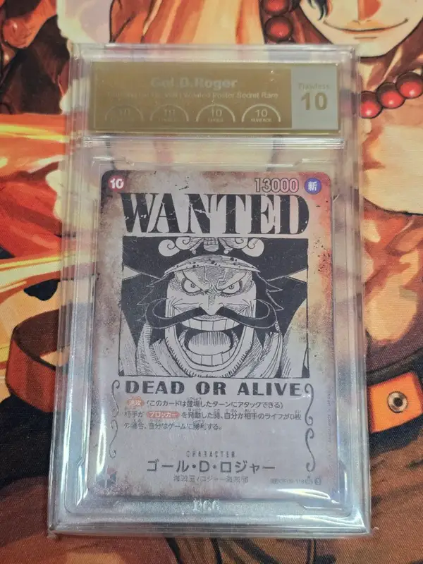 Gol D Roger wanted poaster SP Flawless 10 PCG