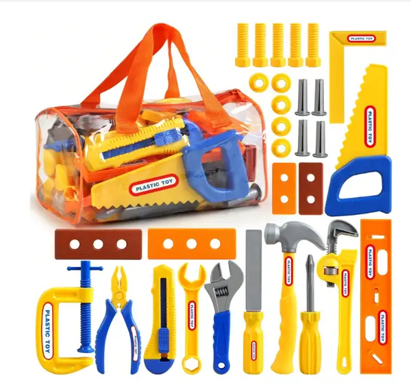 10/19/30pcs Family Toy Tool Box Set, Screwdriver & Realistic Tools, Children Toys For Boys And Girls