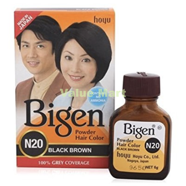 Bigen Hair Colour Black Brown N20