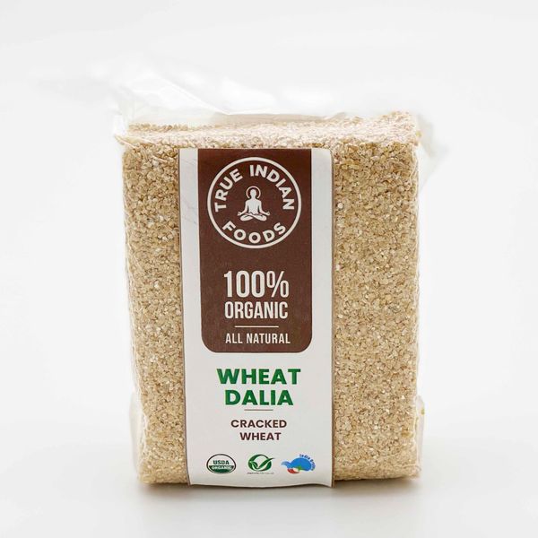 True Indian Foods Organic Dalia Cracked Wheat 500g