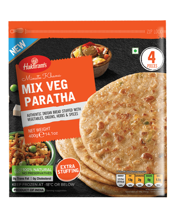 Haldirams Mix Vege Paratha 400g