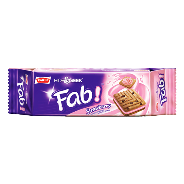 Parle Hide & Seek Biscuits Fab Strawberry 112g