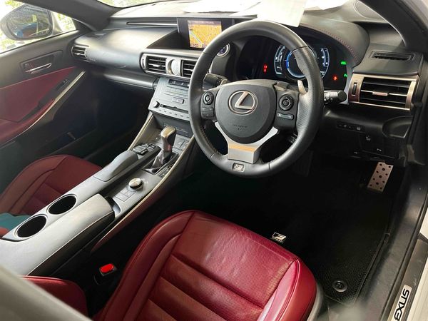2014 Lexus IS 300h Transit F-Sports Hybrid Sunroof Red Leather Carousel 10