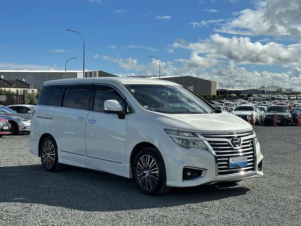 2016 Nissan Elgrand Highway star.Cruise control.Rear cam.Alarm.8 Airbags.