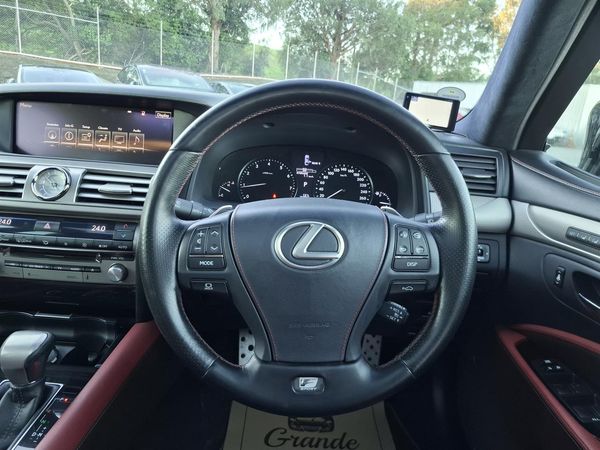 2015 Lexus LS 460 F-Sport.Sunroof.Leather.Radar cruise. Blind sport.Alarm.10 Airbags. Carousel 8