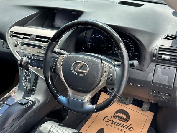 2013 Lexus RX 450h Hybrid.HUD.Leather.Rear camera.Radar cruise.Park sensors.Alarm. Carousel 7