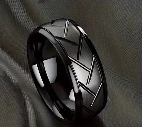 Men’s stainless steel ring size 11