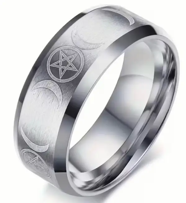 Men’s stainless steel ring size 14