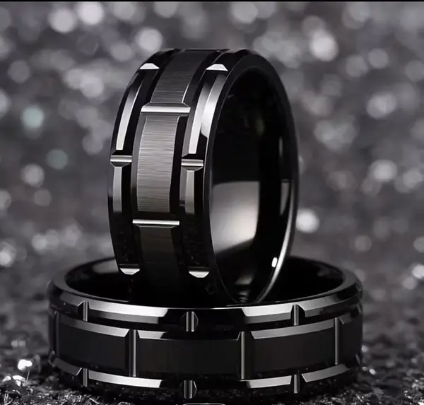 Men’s stainless steel ring size 11