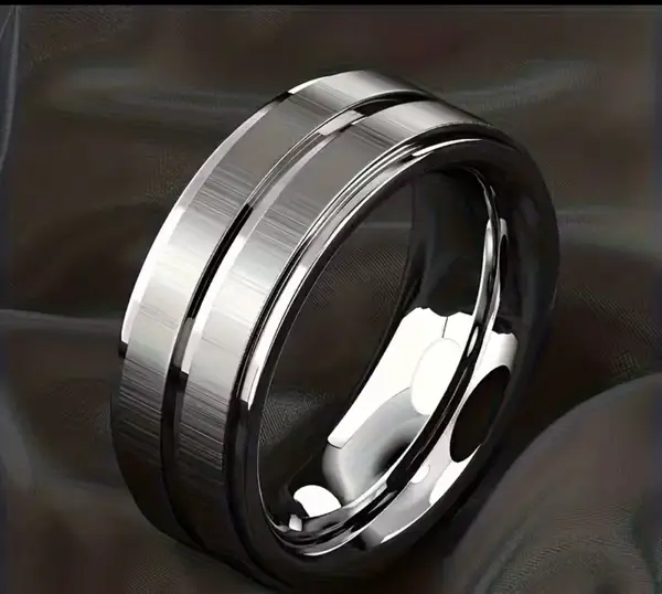 Men’s stainless steel ring size 11