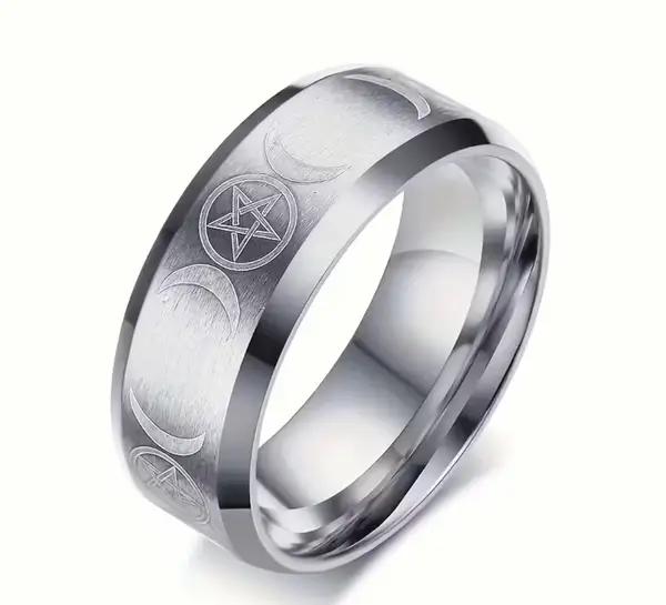 Men’s stainless steel ring size 14