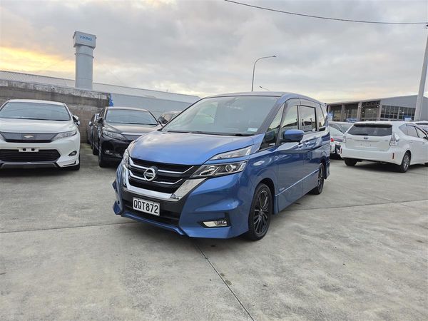 2016 Nissan Serena Hybrid Highway Star 8 Seats Cruise 360 Cam Power Doors Alloys Finance Available