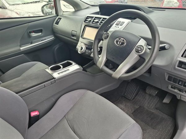 2014 Toyota Prius ALPHA 7 SEATS REVERSE CAMERA MULTI AIRBAGS BLUETOOTH AUDIO FACTORY ALLOYS EV/ECO/POWER MODES ISOFIX Carousel 9