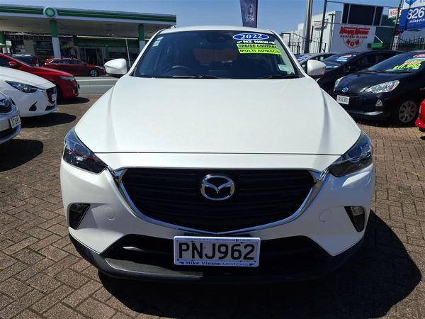 2022 Mazda CX-3 GLX NZ NEW CRUISE CONTROL MULTI AIRBAGS REVERSE CAMERA BLUETOOTH AUX/USB PORTS FACTORY ALLOYS Carousel 1