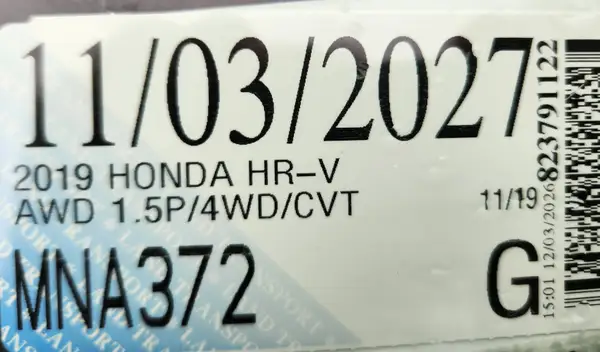 2019 Honda HR-V 1.5 AWD Low kms Carousel 7