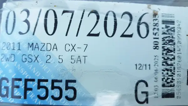 2011 MAZDA CX-7 GSX 25 PETROL (NZ) Carousel 11