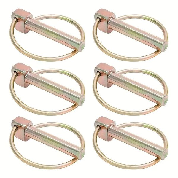 Quick-Release O-Pin Set – M6 / M8 Tractor Towing & Positioning Pins (6-Pack)