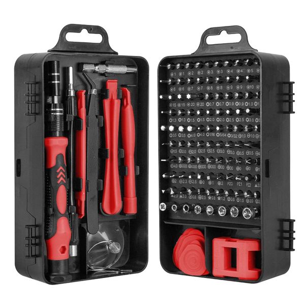 115-in-1 Precision Screwdriver Set | 98 Magnetic Bits | Phone, Laptop & Electronics Repair Kit
