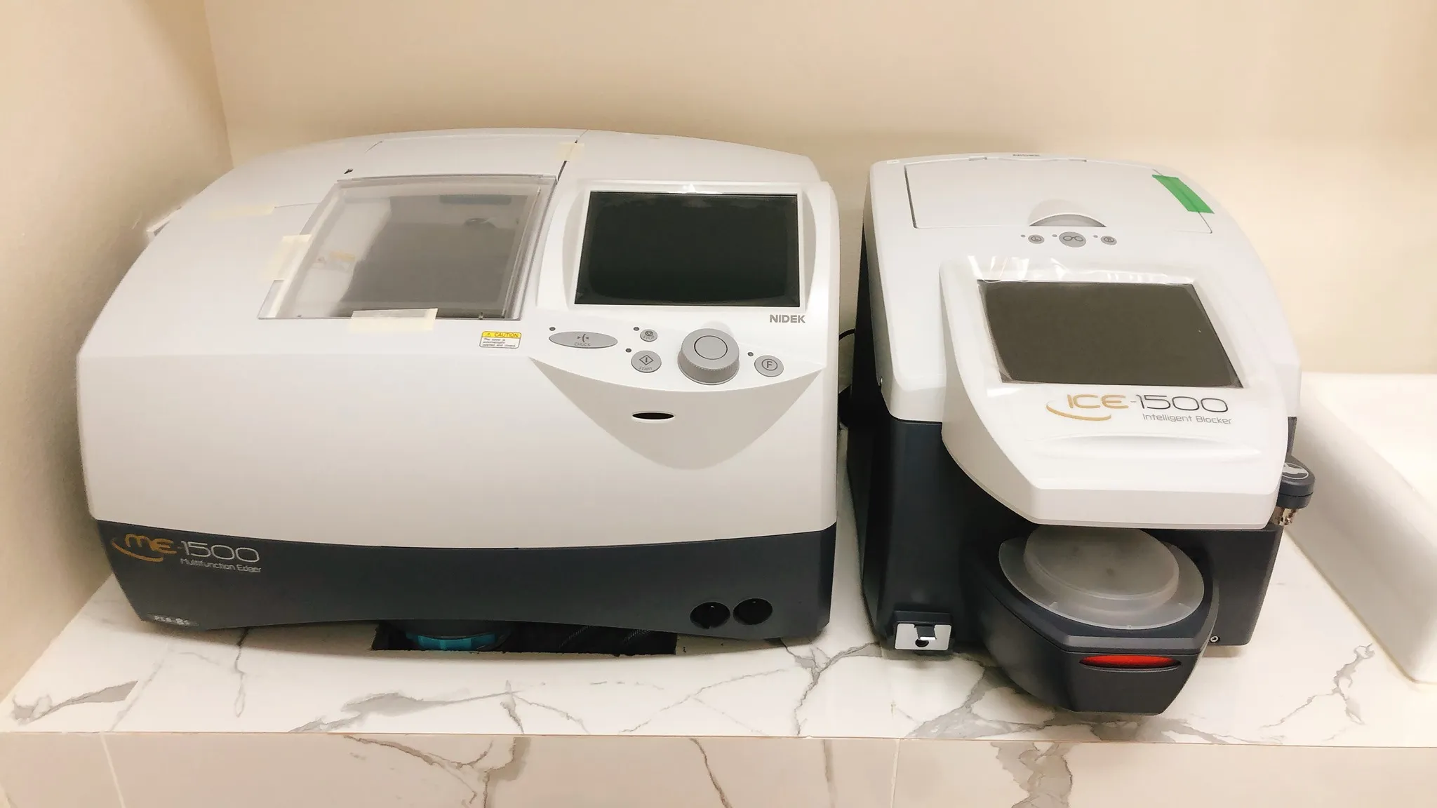 Nidek Multifunction ME-1500 Lens Edger and ICE-1500 Tracer