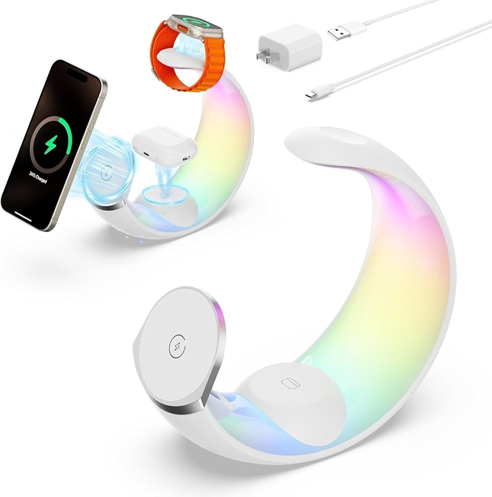 Earldom ET-WC55 4 in 1 Magnetic Wireless Charger Carousel 1