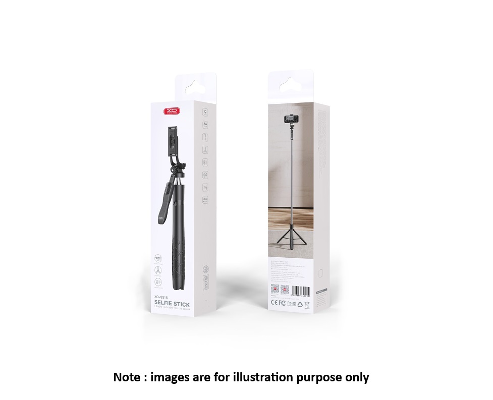 XO-SS15 Big Selfie Stick with Tripod Black