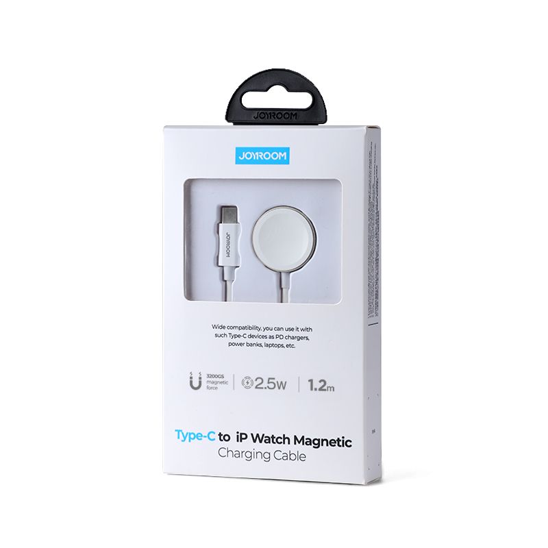 Joyroom Type-C to iP Smart Watch Magnetic Charging Cable 1.2m-White S-IW004