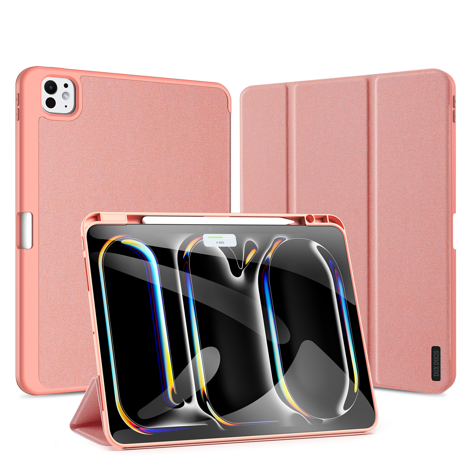 iPad Pro 13 2024 Pink Dux Domo Series Case