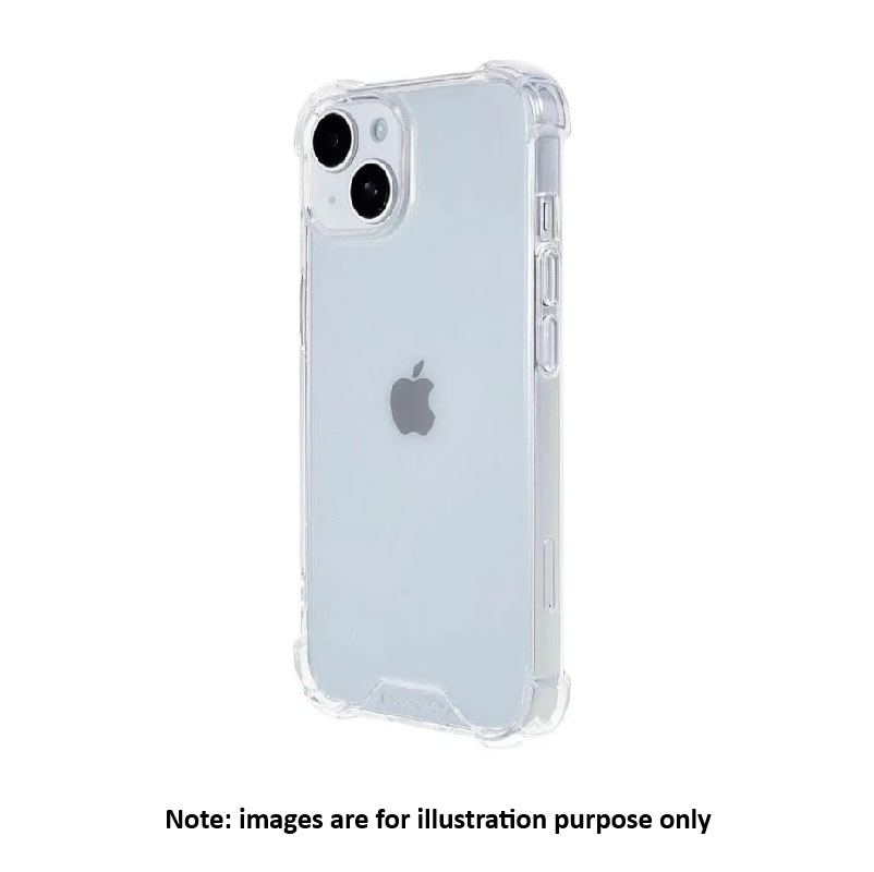 iPhone 13 Mini White Shockproof Clear Case
