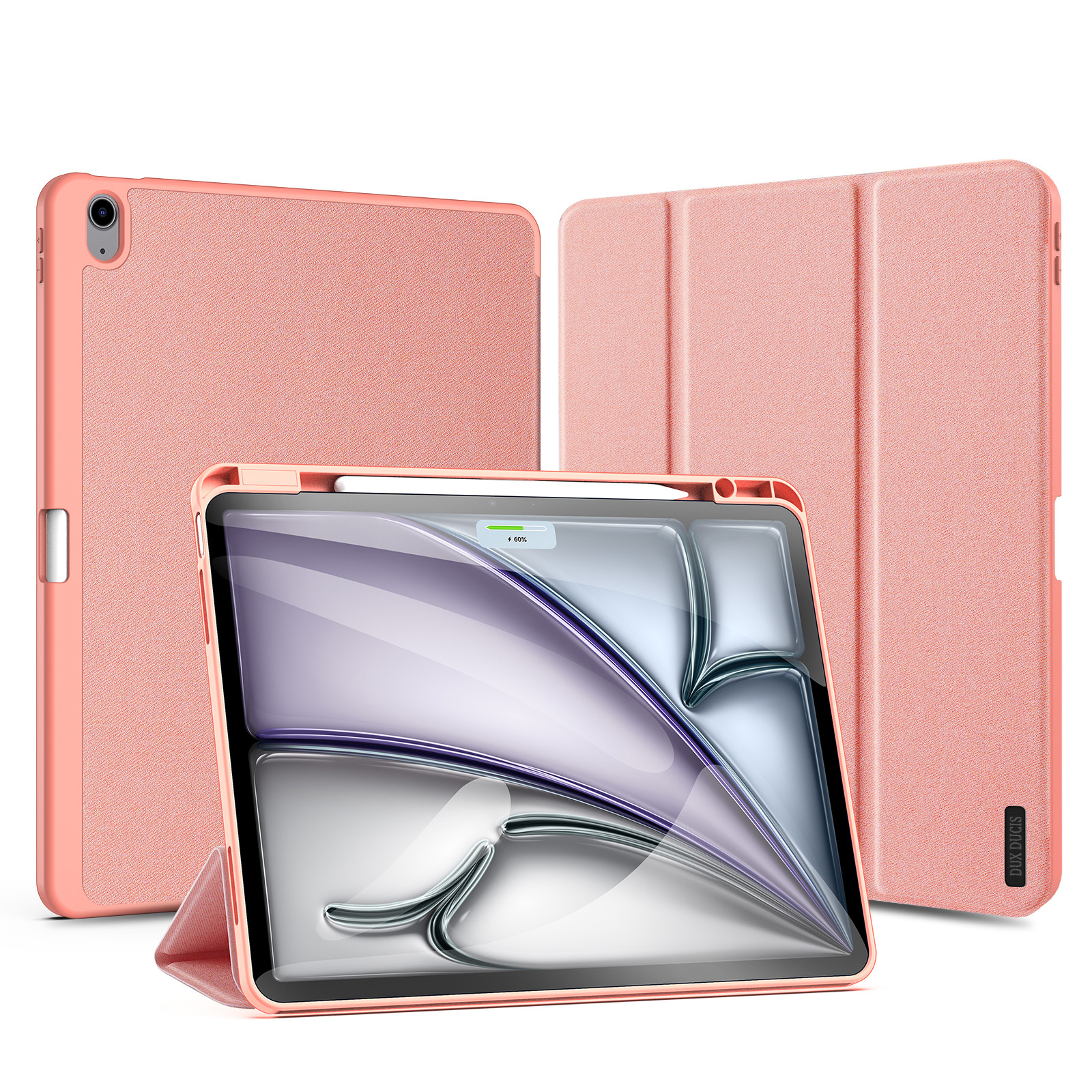 iPad Air 13 2024 Pink Dux Domo Series Case
