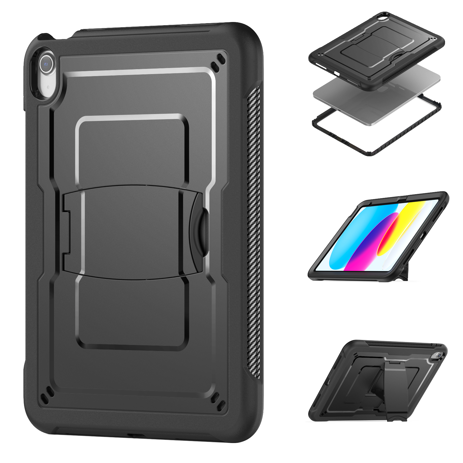 iPad Air 11 2024 / 2025 Rugged Case Black