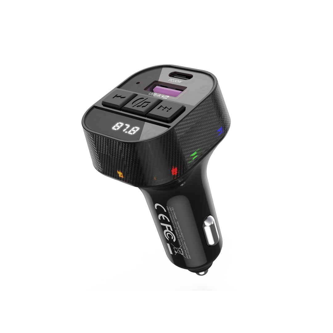 XO BCC17 PD30W A + C Car Charger and FM Transmitter Carousel 1