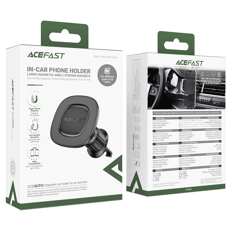 Acefast D44 Magnetic Car Mount Air Vent Phone Holder Stand for 4.7 - 6.9inch Phones