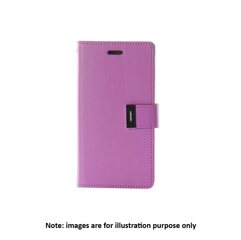iPhone X/XS Purple Rich Diary Wallet Case