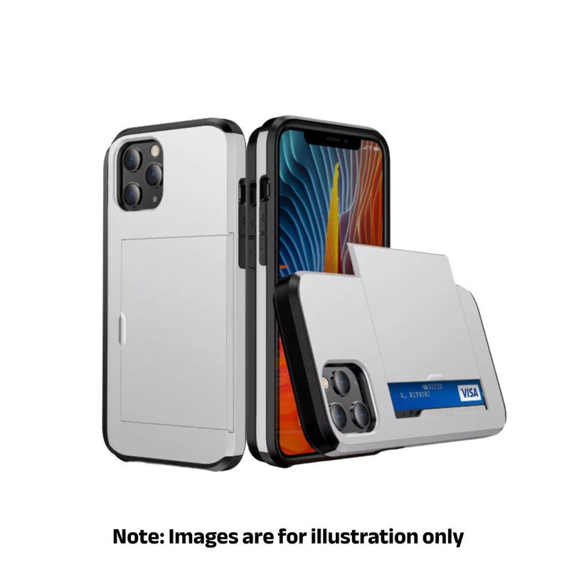 iPhone 11 Pro Silver Back Card Holder Case