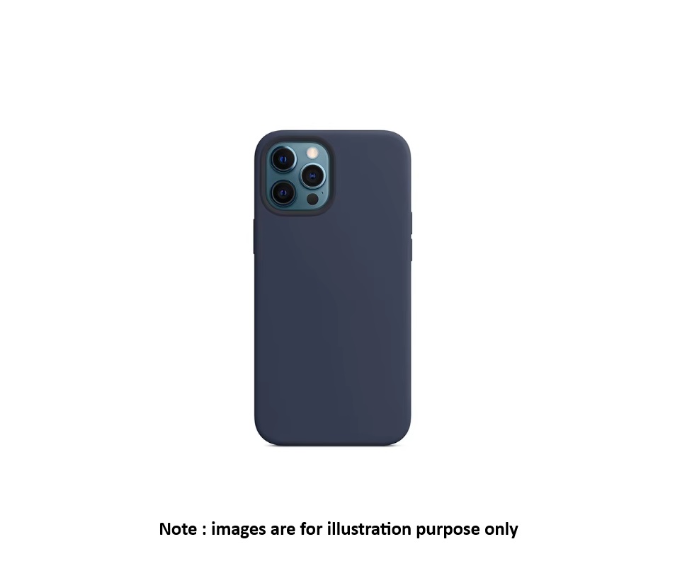 iPhone 16 Blue Silicon Case With Magsafe