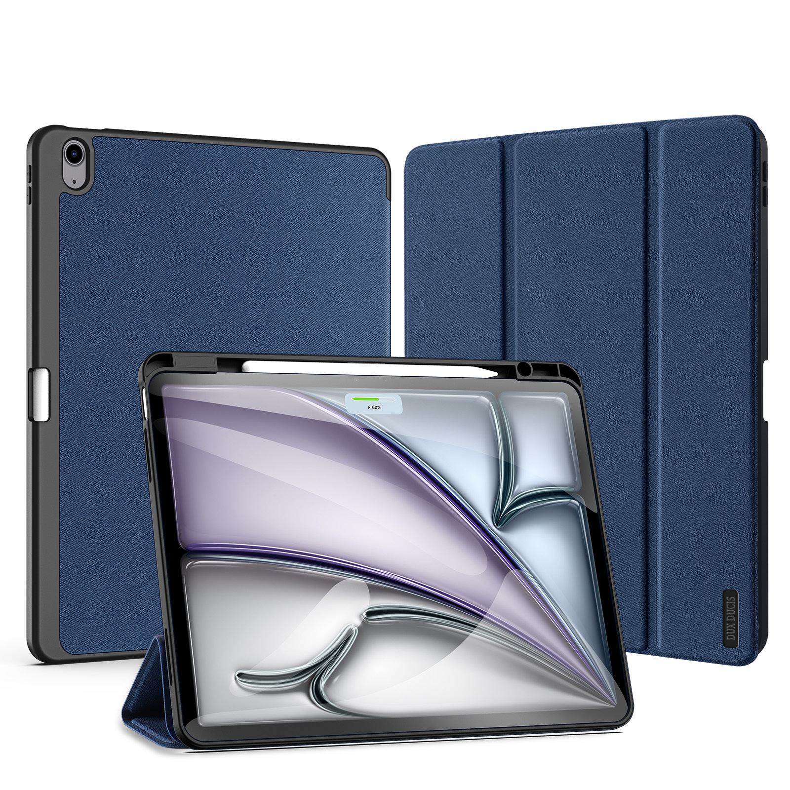 iPad Air 13 2024 Blue Dux Domo Series Case