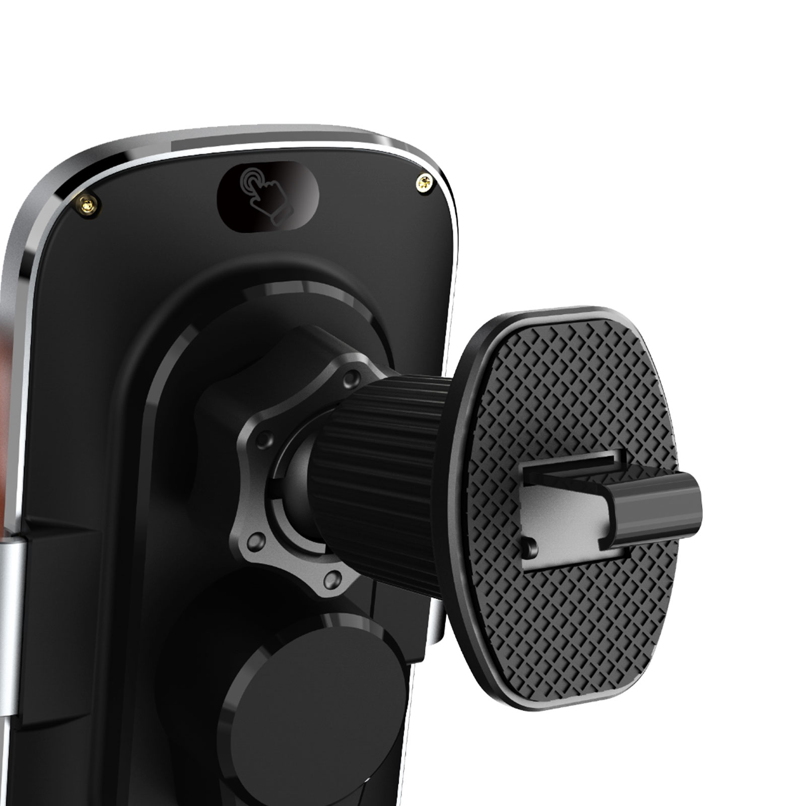 Trusmi 15W Wireless Charger Intelligent Sensor Car Phone Holder Black Air Vent + Dashboard  CC07-011 Carousel 2