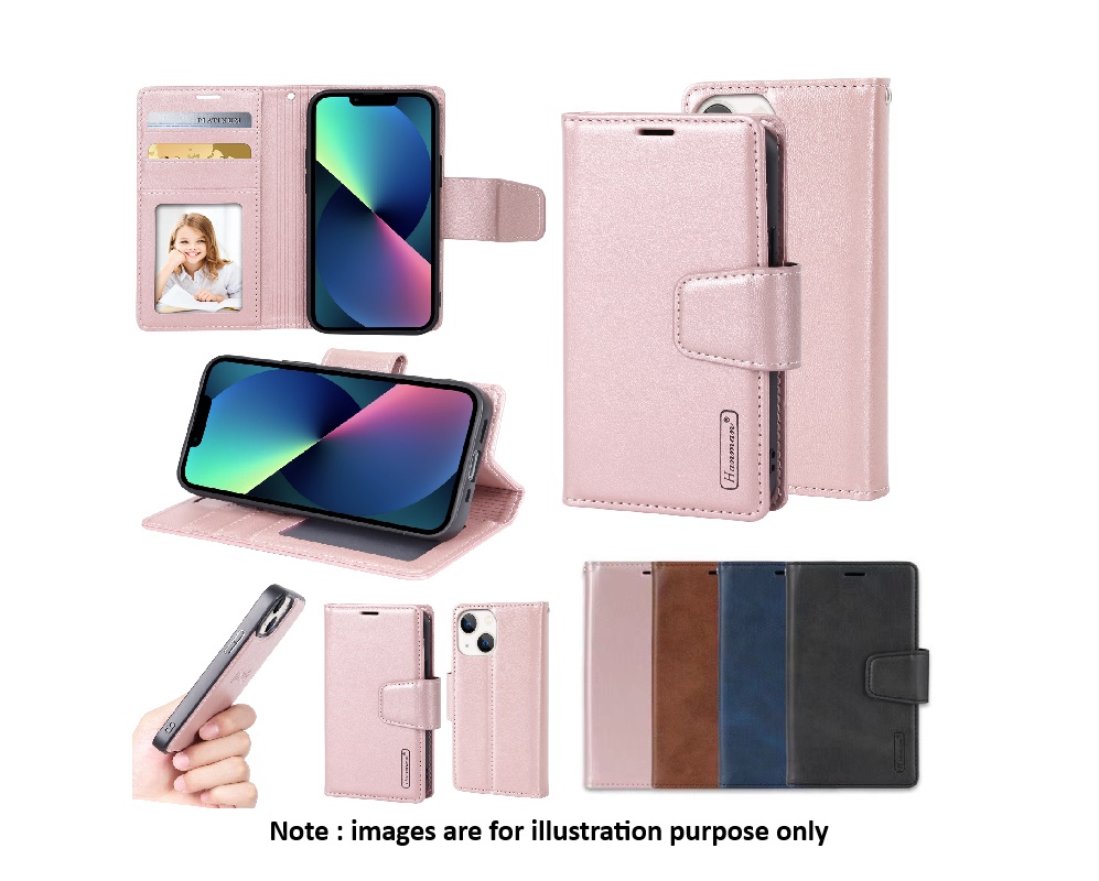 iPhone 15 Pro Rose Gold Hanman Miro Detachable 2 in 1 Wallet Case