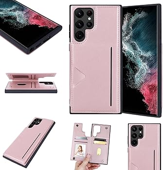 Samsung S24 Rose Gold Hanman Mika Back Wallet Case
