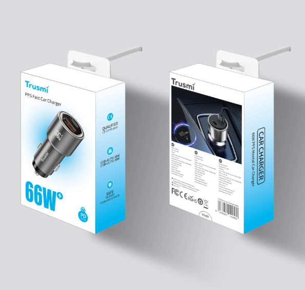 TRUSMI CC09-01 PD66W AC Metal Fast Car Charger