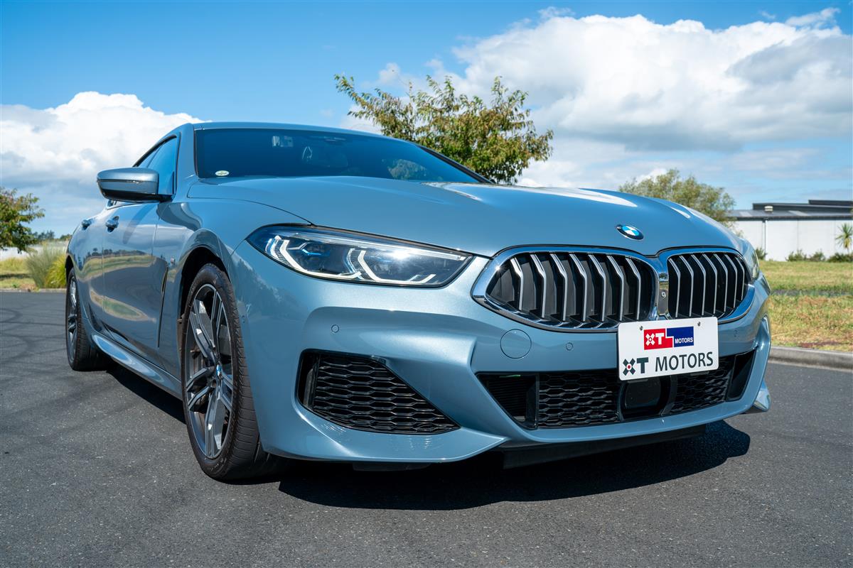2020 BMW 850i 840i Gran Coupe MSPORT Barcelona Blue Carousel 2