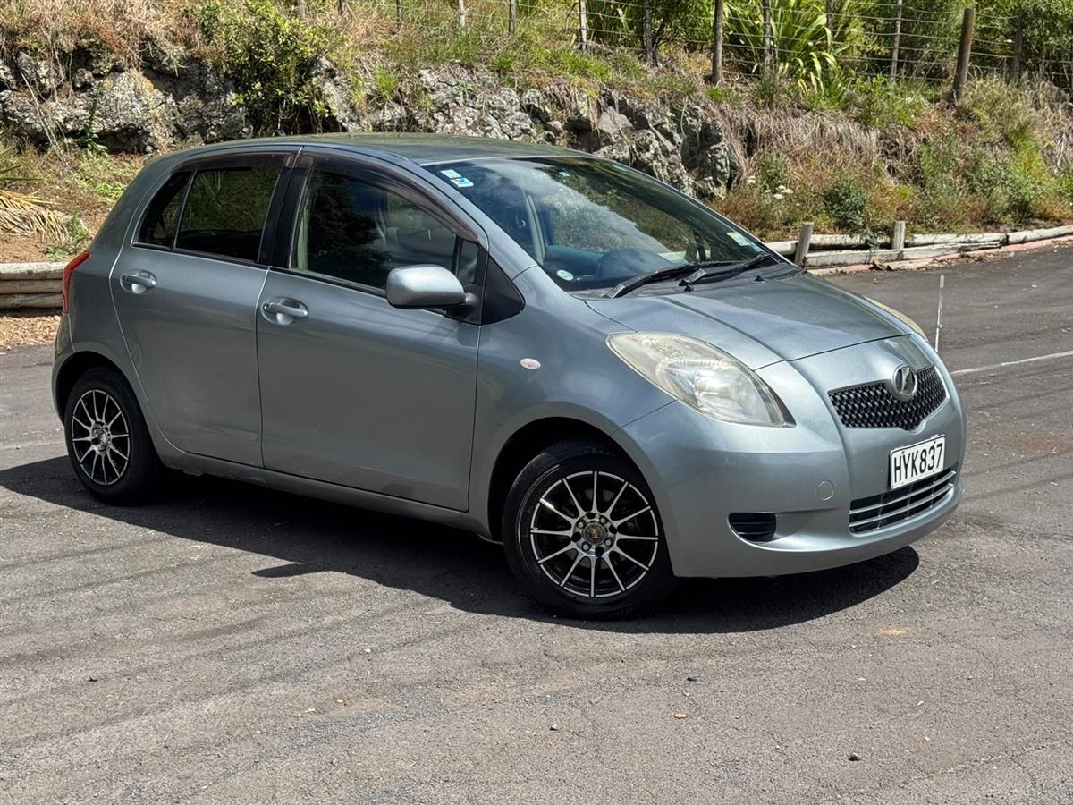 2007 Toyota Vitz Low Kms Done/ Mags/ Alarm