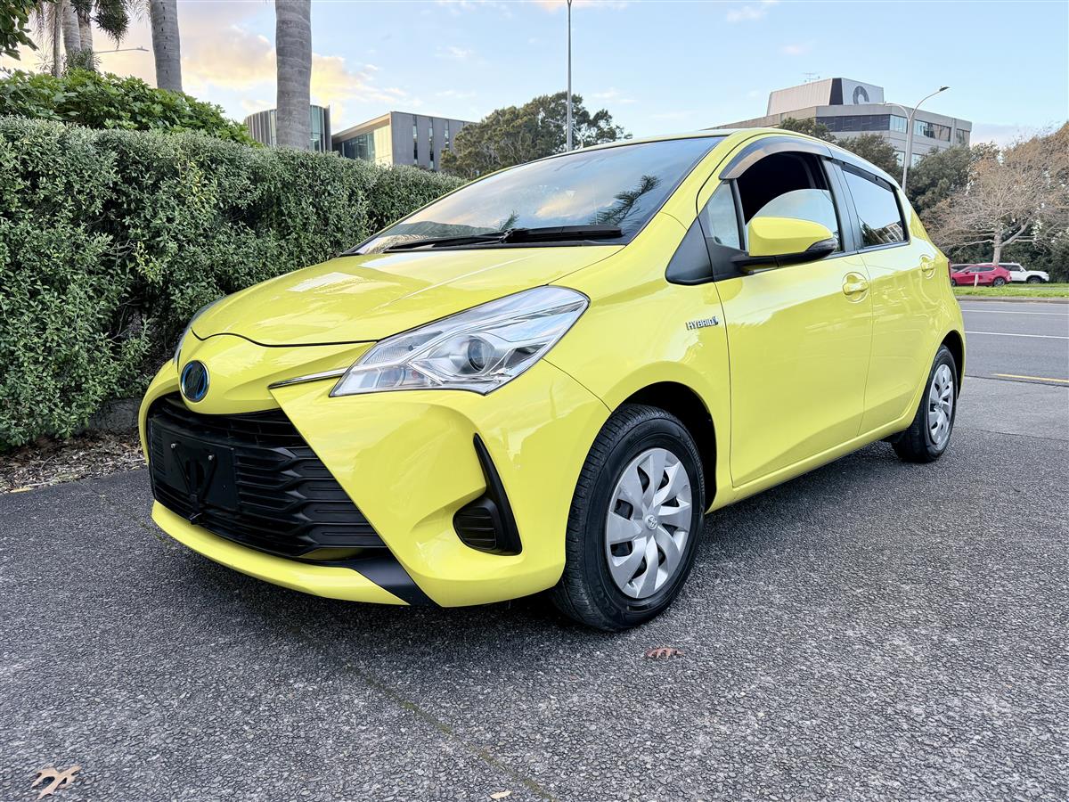 2017 Toyota Vitz Hybrid F | 49k KM | Yellow Carousel 2