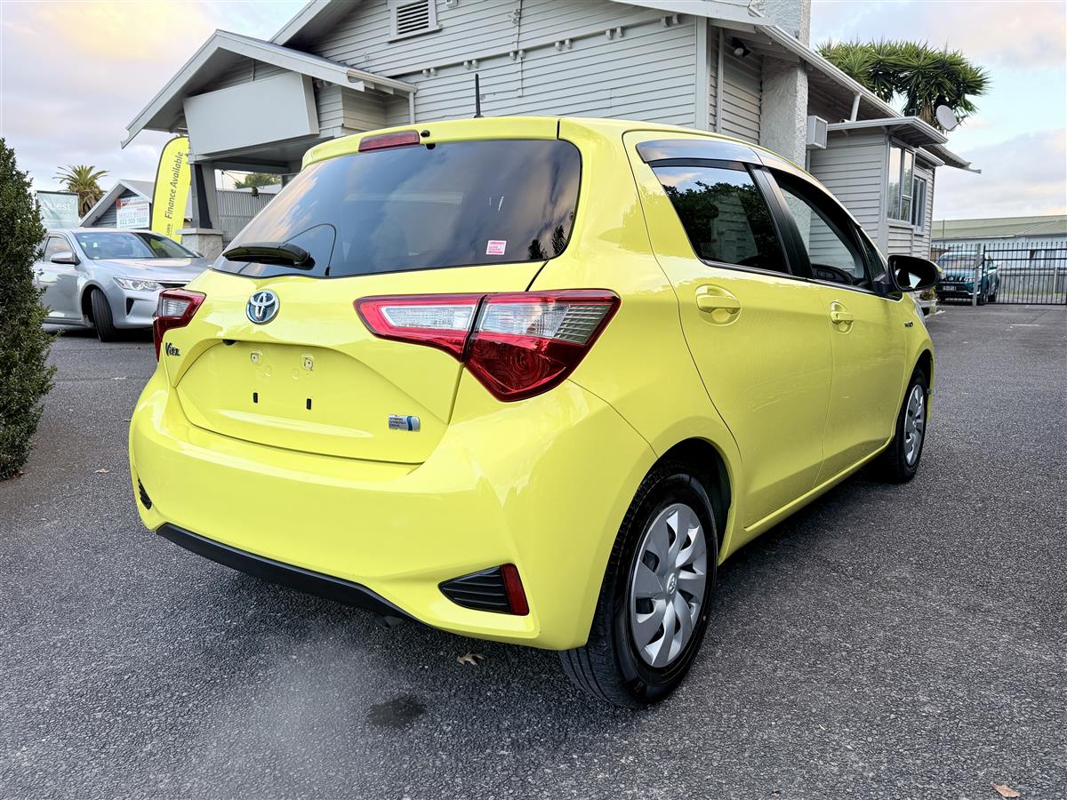 2017 Toyota Vitz Hybrid F | 49k KM | Yellow Carousel 6