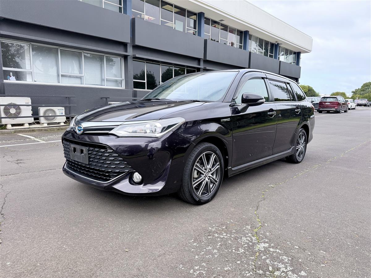 second hand 2016 Toyota Corola Fileder W×B • Hybrid • Push Start • Premium Wagon for sale NZ Collage 2