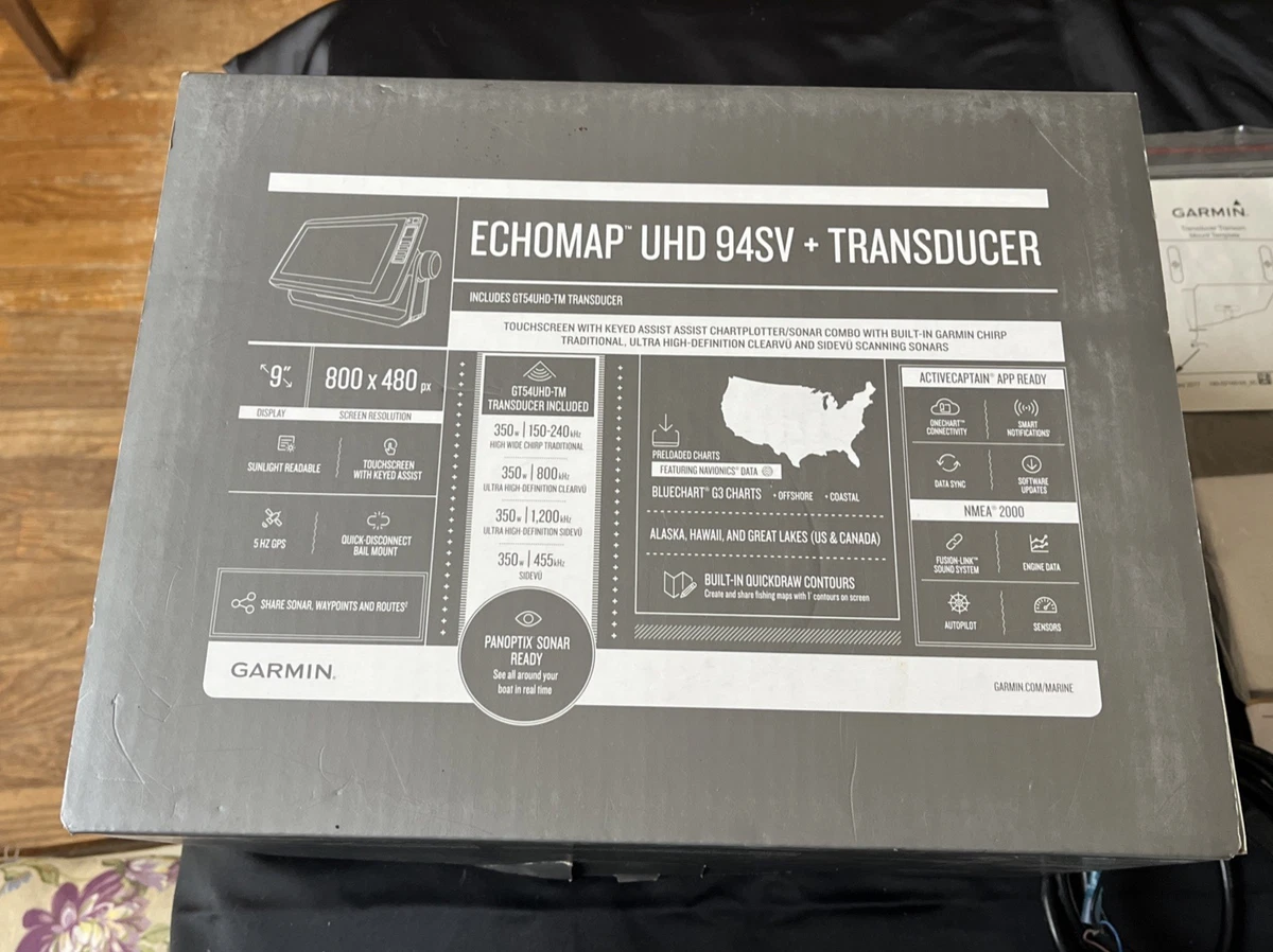 Garmin ECHOMAP UHD Fishfinder/Chartplotter Bundle with Transducer & Accessories Carousel 5
